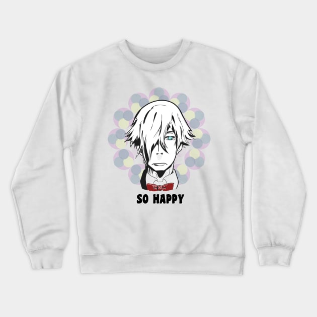 DEATH PARADE - SO HAPPY Crewneck Sweatshirt by soulful